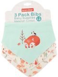 Zerodis Baby Slabbetje Zachte Katoenen Boerendoek Driehoekige Sjaal Unisex Babyshower voor Pasgeboren Baby (Willekeurig Patroon)