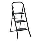 5 five simply smart Gelegeerd staal Trapladder/trede, klapvoet op 3 niveaus, max. 150 kg