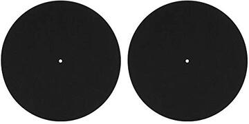 VBESTLIFE Platenspeler mat, 2 STUKS 12 inch antislip schokbestendig audiofiel siliconenrubber platenspeler voor LP platenspelers