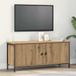 Maison Exclusive - Meuble TV : 100 x 35 x 45 cm, fabriqué en panneau de particules avec un aspect chêne artisanal