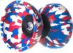 Mister Mr. Babache Diabolo Arlequino Medium - Rood/Wit/Blauw