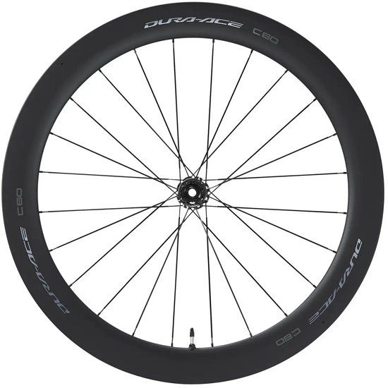 Shimano Dura Ace R9270 C60 Cl Disc Carbon Tubeless Racefiets Voorwiel Zwart 12 x 100 mm