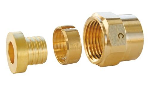 SOMATHERM FOR YOU 3540730015792 PRO RAC COMP EC TR + JOINT 20-3/4\"LOT 2 Compressie rechte koppeling voor buis Ø20 PER-rechts draaimoer 20/27 (3/4\")