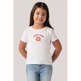 Levi's T-shirt wit Meisjes Katoen Ronde hals Printopdruk - maat 164