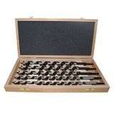 BIT slangenboor set 6-delig Ø 6-8-10-12-14-16 mm, lengte 235 mm, met 6-kantige opnameschacht in een houten cassette
