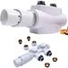 Laiton Ensemble de blocs multiples avec thermostat, filetage G1/2 pouce, 50 mm