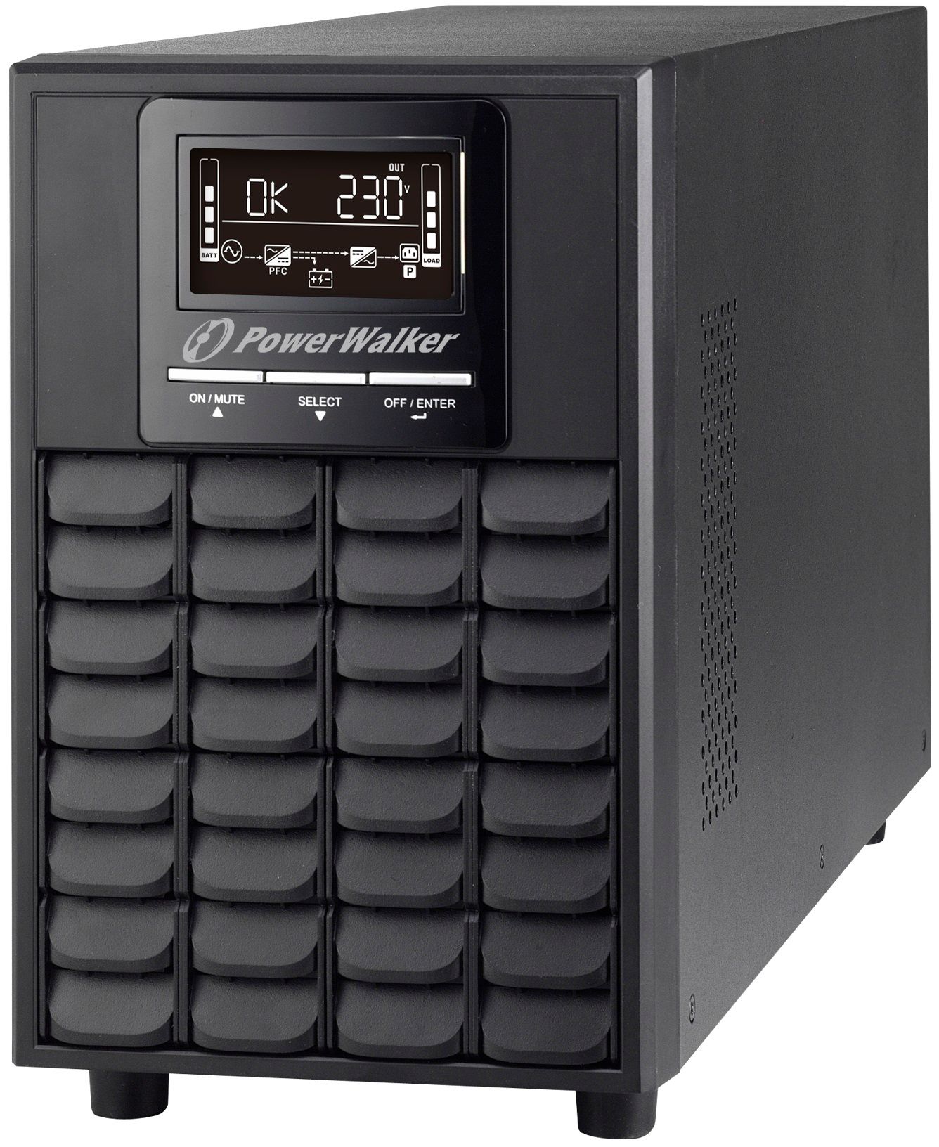 PowerWalker VFI 1000 CG PF1 - UPS - Zwart