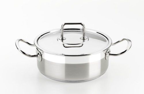 Bra BH Professional stoofpan 22 cm - Inox deksel
