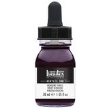 Liquitex 4260186 vloeibare professionele acrylverf - inkt, hoog gepigmenteerde airbrush verf - Acryl Inkt 30ml, Dioxazine Purple