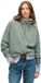 Superdry Essential Logo Raglan Hoodie Femme - Vert - Taille 10