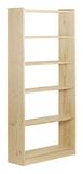 ASTIGARRAGA Kit Line, Boekenkast Gala, 6 planken, massief grenenhout, 184,7 x 79,6 x 25 cm