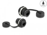 Delock CAT6 Ingebouwde RJ45 connector - Beschermende dop IP67 - Stof en waterdicht