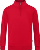 Jako Organic Ziptop Heren - Rood | Maat: M