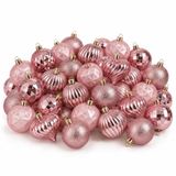 Mica Decorations Bal Onbreekbaar Roze 40 Stuks