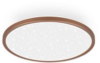 Briloner Led-paneel, sterrenhemel, neutraal wit licht, koffie, 30 x 4 cm