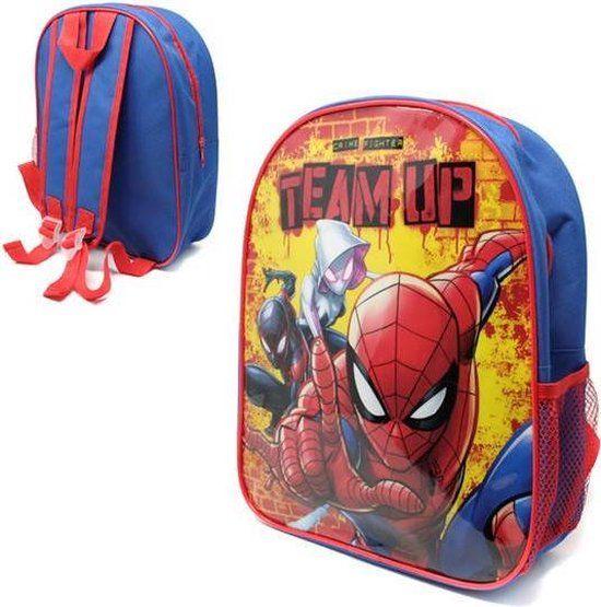 Spiderman Team Up Junior Rugzak - Blauw - Polyester - 2020