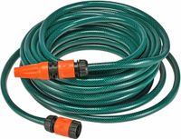 Kinzo Tuyau d'arrosage - vert - 20 mètre - résistant aux UV - tuyau d'eau avec kit de raccordement