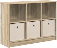 vidaXL Dressoir Sonoma Eiken 88,5 x 27,5 x 63,5 cm