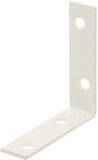Alberts 848842 stoelhoek | witte kunststof coating | 60 x 60 x 16 mm | Set van 40