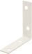 Alberts 848842 stoelhoek | witte kunststof coating | 60 x 60 x 16 mm | Set van 40