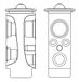 MAHLE Expansionsventil, Klimaanlage AVE8000S | Compatibel met: MERCEDES-BENZ A-CLASS, B-CLASS Sports Tourer