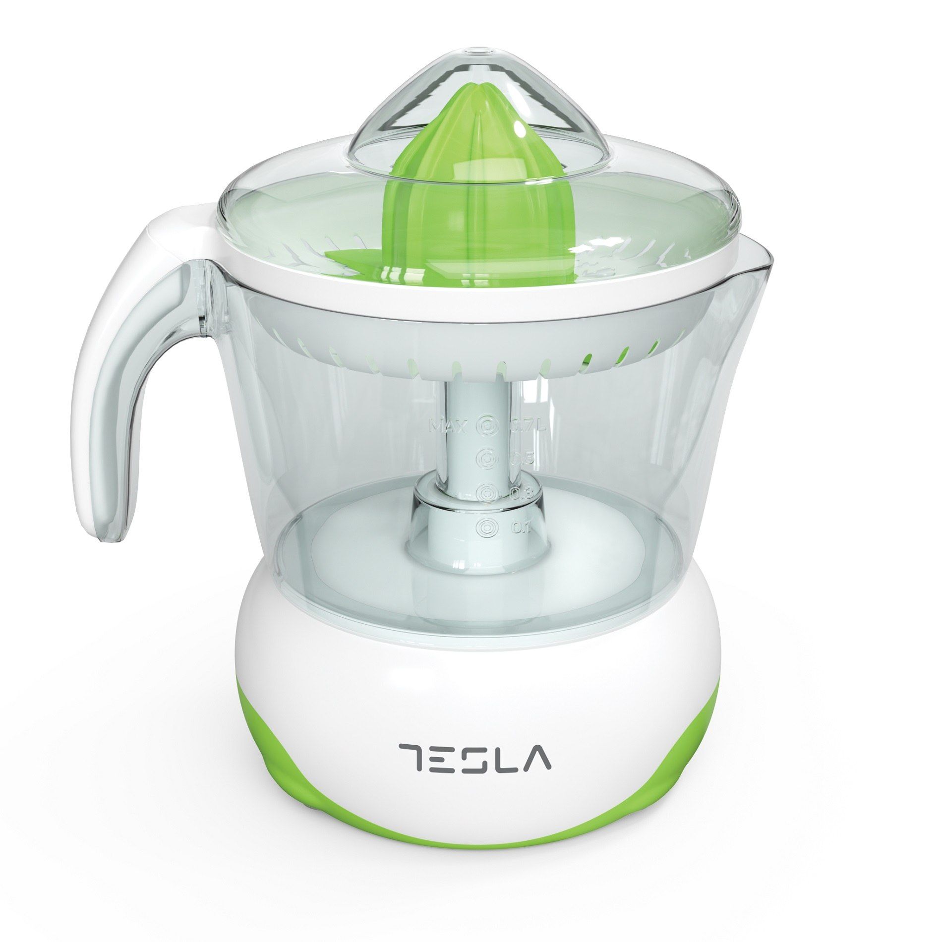 Tesla CJ100WG Elektrische Citruspers - Groen/Wit - 0.7L