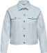 ONLY CARMAKOMA CARELSA CROCHET DENIM JACKET OTW Dames Jas