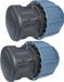 Allecto plus Bouchons de compression Ø25mm tube - Écrou ergonomique - Polypropylène - Système de traitement de l'eau
