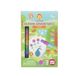 Tiger Tribe Crayon Adventures Garden Coloring Book/Album with Stickers