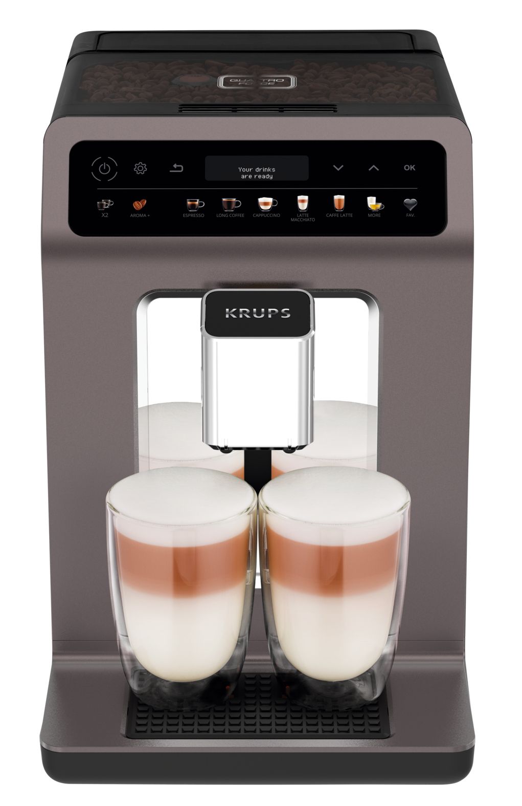 Krups Evidence One EA895E Volautomatische Espressomachine - Grijs