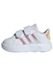 adidas Uniseks-Baby Grand Court 2.0 Shoes Kids, Cloud White/Iridescent/Grey Two, 19 EU