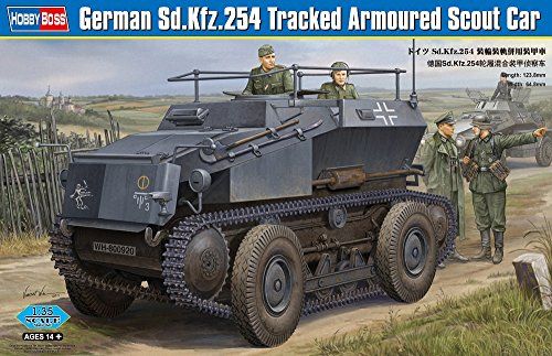 Hobbyboss 1:35 Schaal "Duits Sd.Kfz.254 Tracked Armoured Scout Car" Montagekit