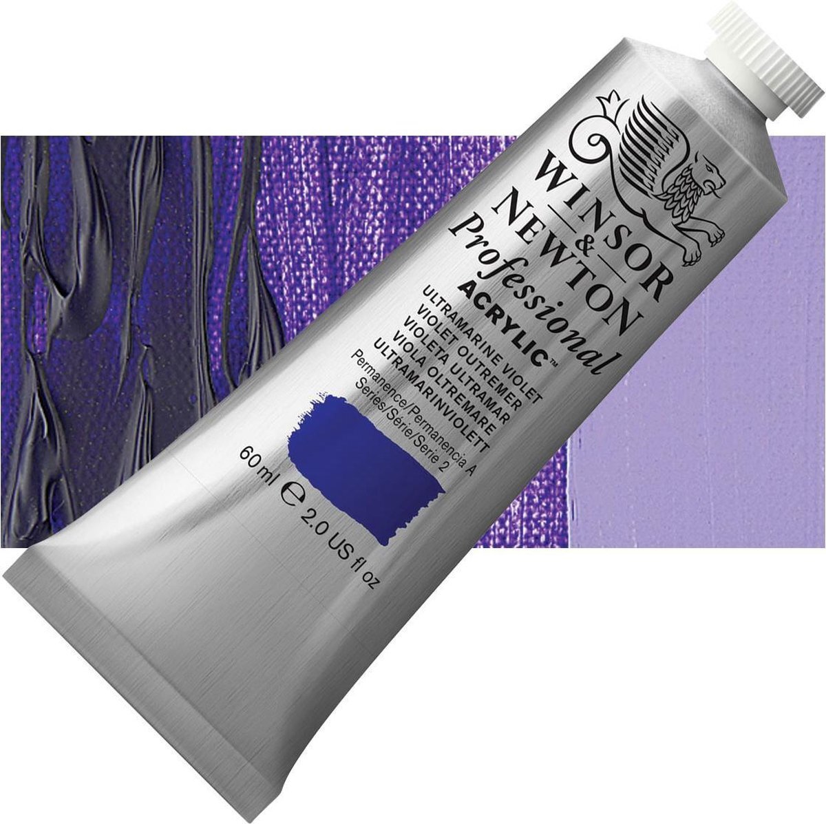 Winsor & Newton Professional Acrylic Tube - Ultramarine Violet (672) 60 ml