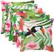 vidaXL Coussin 6 pièces bois multicolore 35 x 35 cm polyester