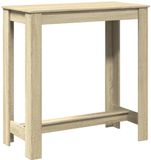 vidaXL Bartafel Sonoma eiken 102x50x103,5 cm bewerkt hout