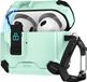 Apple AirPods 1/2 Housse de protection avec mousqueton, turquoise