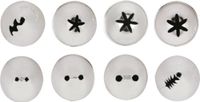 Paderno World Cuisine roestvrij staal decoratiepijpen 9 Piece Innovatief