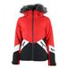 Peak Mountain Dames ski jas rood Colorblock L
