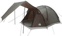 vidaXL Tunneltent 4-persoons Bruin/Grijs Polyester