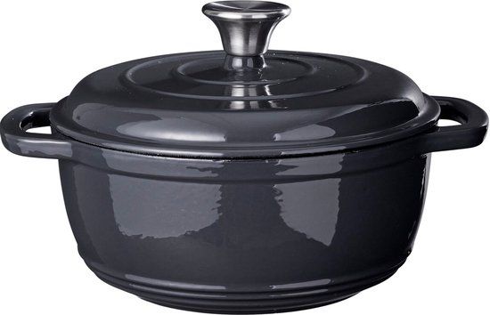 Cookinglife Braadpan Heritage Cast Gietijzer Grijs ø 22 cm / 2.4 Liter