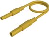SKS Hirschmann MAL S GG-B 25/2,5 ge Filaire de mesure de sécurité 4mm-fiche de sécurité 4mm-douille de sécurité 25 cm Jaune 1 pièce