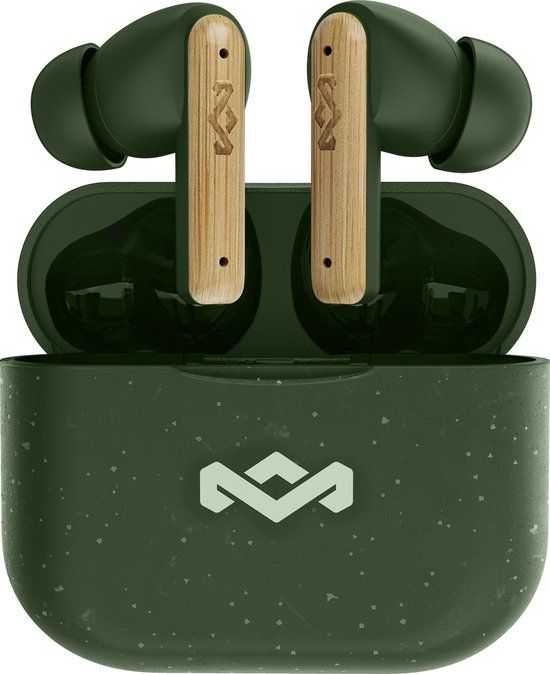 House of Marley Little Bird TWS - Groen - Draadloze Oordopjes