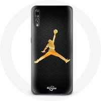 Maniacase Hoesje voor Huawei P20 Pro Air michael jordan logo geel