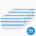 Olvy set de 4 lingettes de remplacement pour nettoyeur vapeur 14-en-1