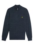 Lyle & Scott Pull à col demi-zip en laine d'agneau Bleu marine - Hommes - Taille XXL