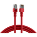 Patchkabel RJ45 Patchkabel Cat.5e SF/UTP PVC, CCA rot 1m