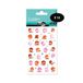 MY MANDARINE CY107Cpack - 3D Stickers Cooky - PAK MET 10 vellen 12x8 cm - 420 stickers - OCTOPUSSEN