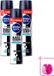 Nivea 3 x Men Invisible Black & White Vaporisateur Actif - 250 ml