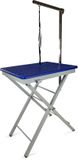 Topmast Trimtafel Showtime - Blauw - Verstelbaar - Inklapbaar - 60 x 45 x 82 cm - Aluminium