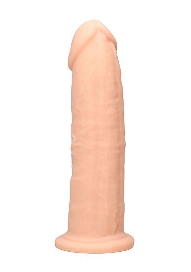 RealRock - Ultra Silicone Dildo Without Balls - 22,8 cm - Flesh